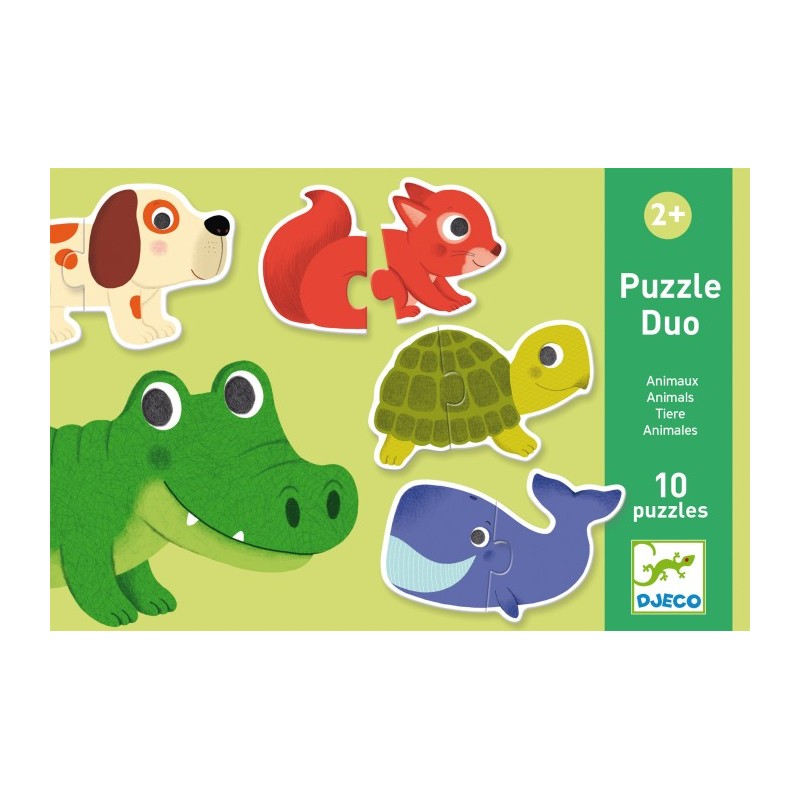 Puzzle dúo animales