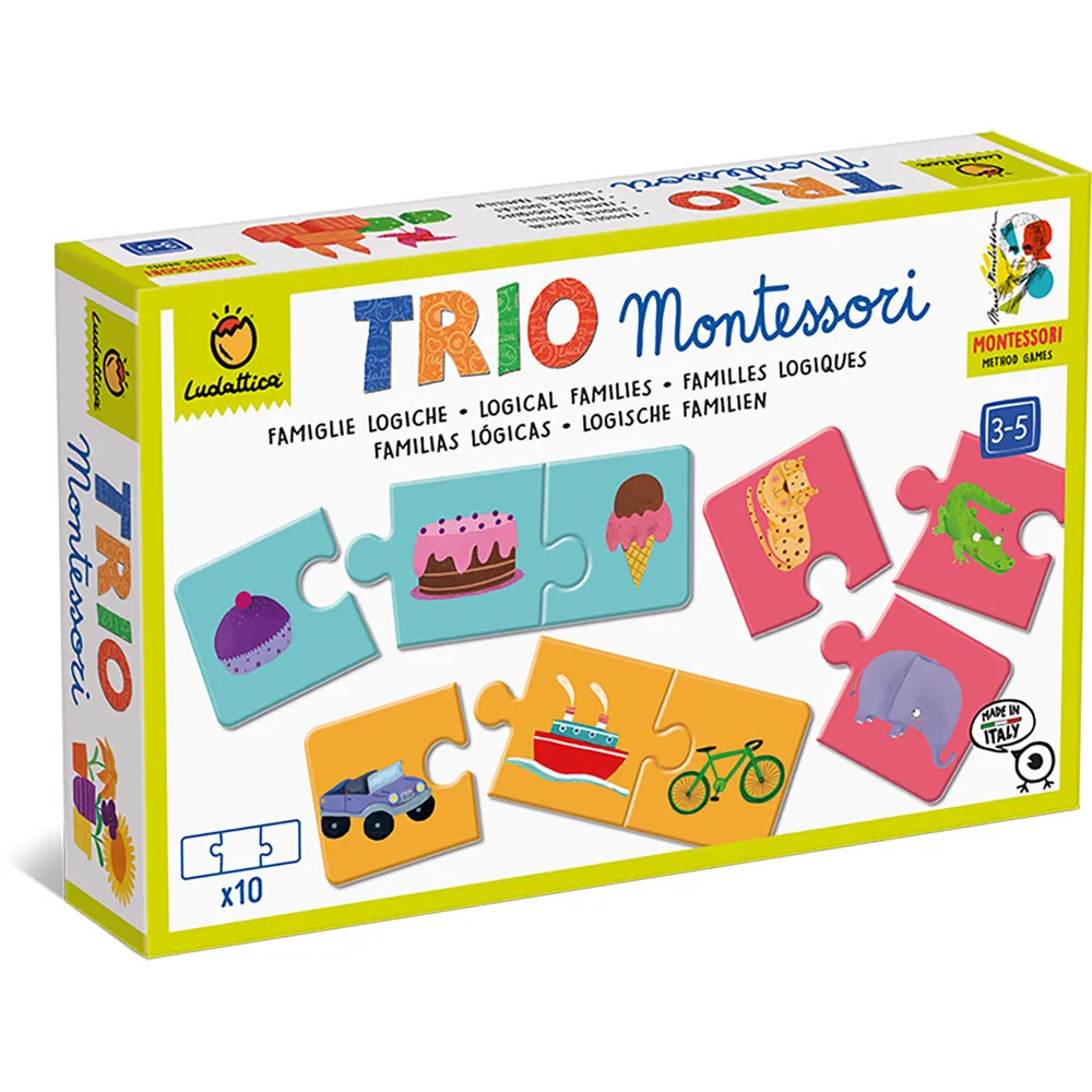 Trío Montessori, familias lógicas