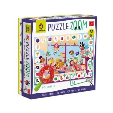 Puzzle zoom los piratas y puzzle zoom dinosaurios